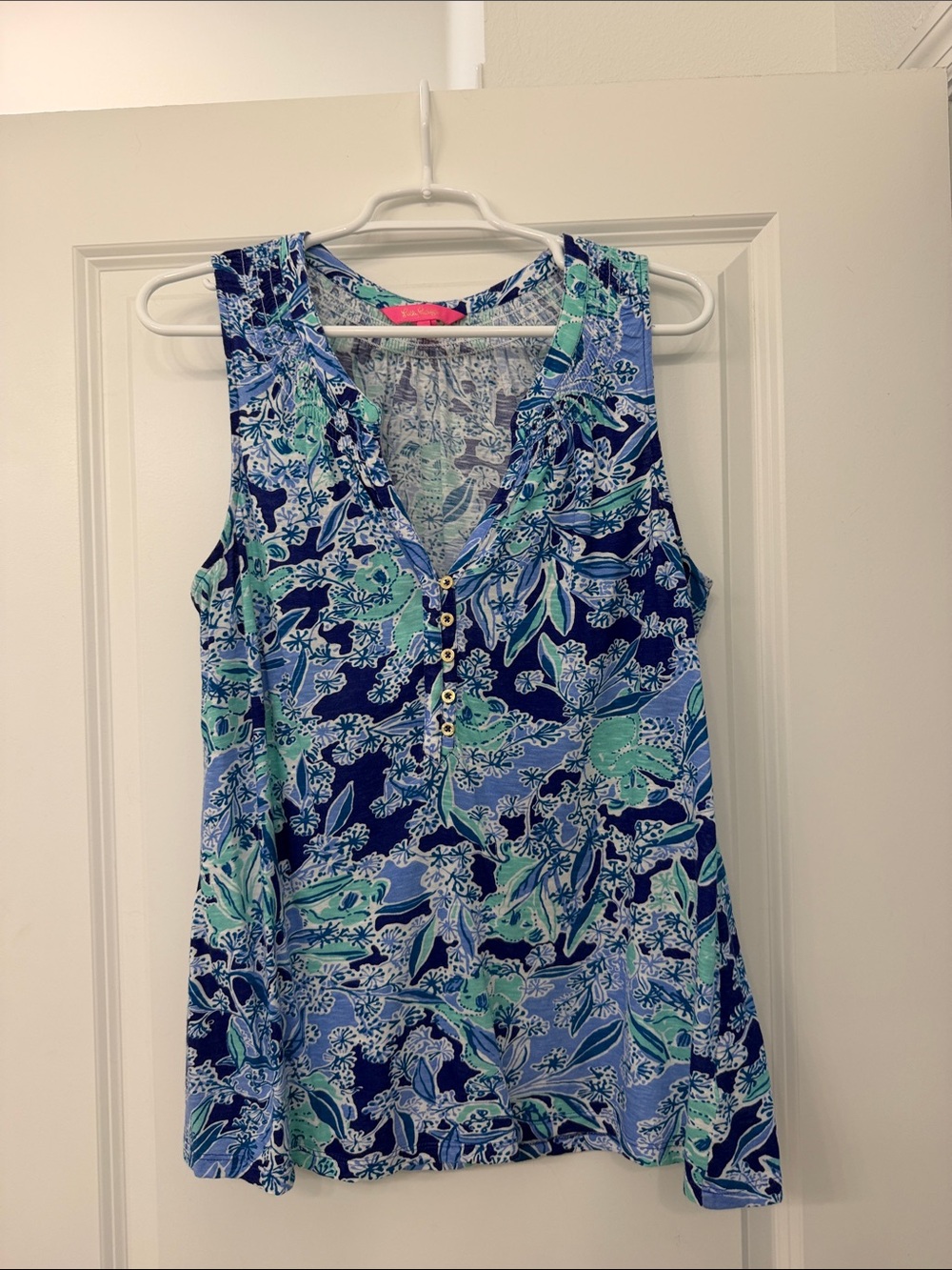 Lilly Pulitzer Essie Tank Top in the pattern Koalafications - Picture 5 of 6